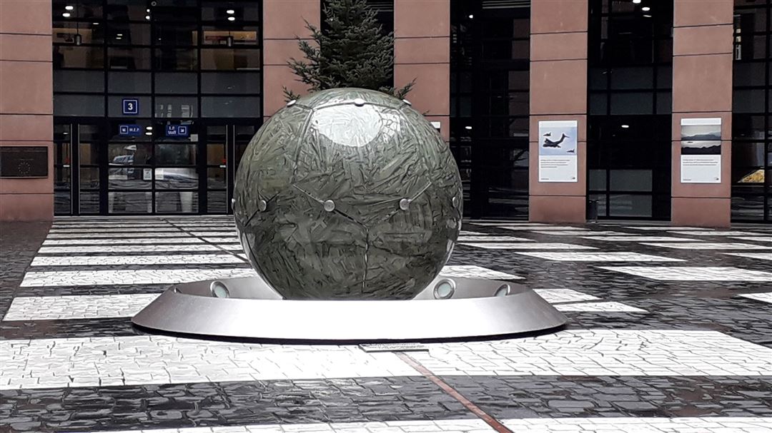 Europaparlement: Innenhof