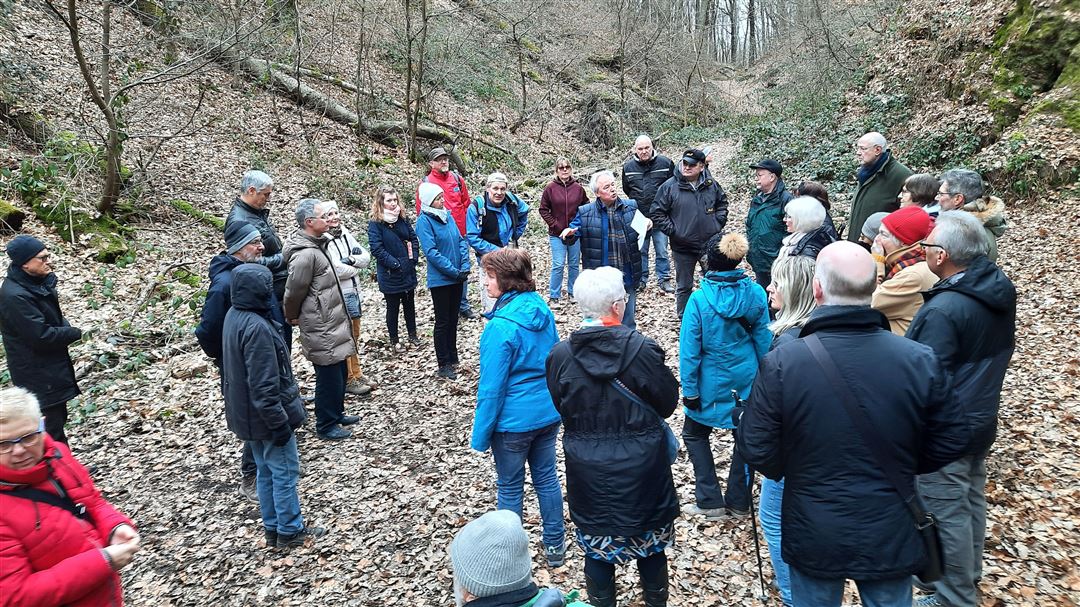 Brennender Berg - in der Goethe-Schlucht
